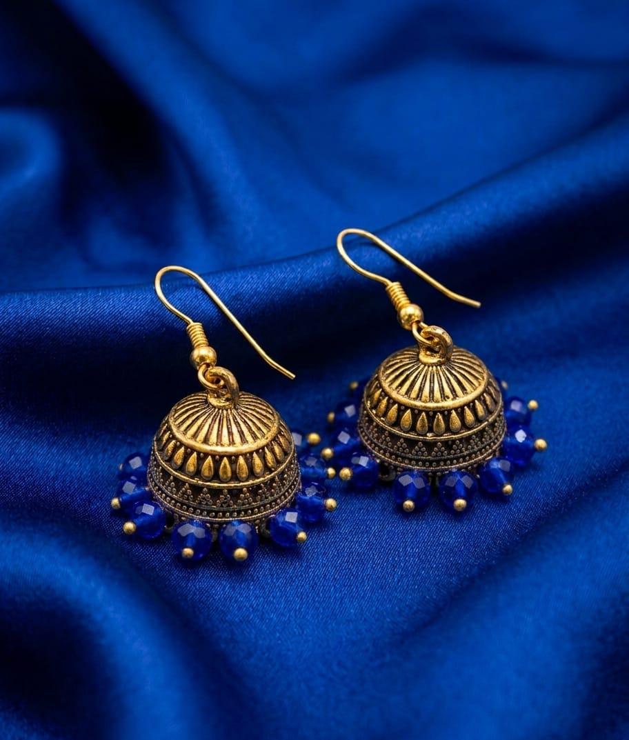 Elegant Traditional Jhumka Earrings – Premium Ethnic Jewelry for Women